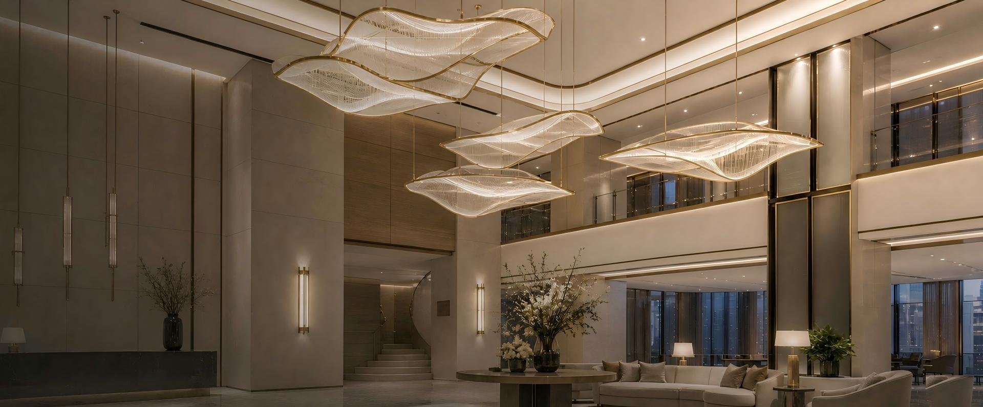 Architectural lighting illustration from the original JUNENG website